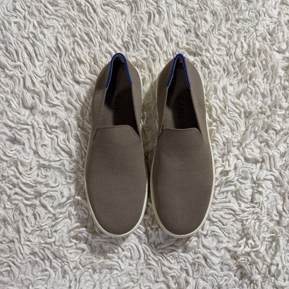 Rothy's The Original Slip on Sneaker in Latte